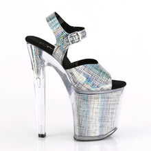 Load image into Gallery viewer, XTREME-808N-CRHM 8&quot; Heel Black Hologram Strippers Shoes