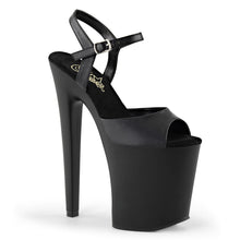 Load image into Gallery viewer, XTREME-809 Pleaser 8&quot; Heel Black Pole Dancing Platform Shoes