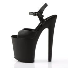 Load image into Gallery viewer, XTREME-809 Pleaser 8&quot; Heel Black Pole Dancing Platform Shoes