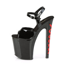 Load image into Gallery viewer, XTREME-809CLH 8 Inch Black Patent Pole Dancer Platforms Shoe