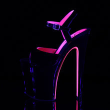 Load image into Gallery viewer, XTREME-809TT 8&quot; Heel Black Pole Dancing Platforms Shoes