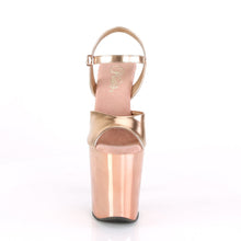 Load image into Gallery viewer, XTREME-809TTG 8&quot; Heel Rose Gold Metallic Strippers Shoes