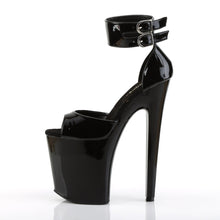 Load image into Gallery viewer, XTREME-875 8&quot; Heel Black Patent Pole Dancing Platforms Shoes