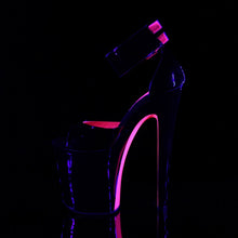 Load image into Gallery viewer, XTREME-875TT 8&quot; Heel Black Pole Dancing Platforms Shoes